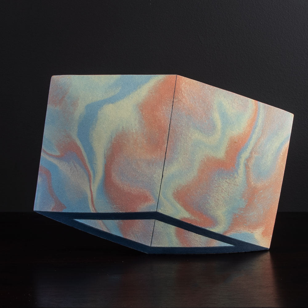 Ben Arnup, UK, unique stoneware optical illusion sculpture H1197