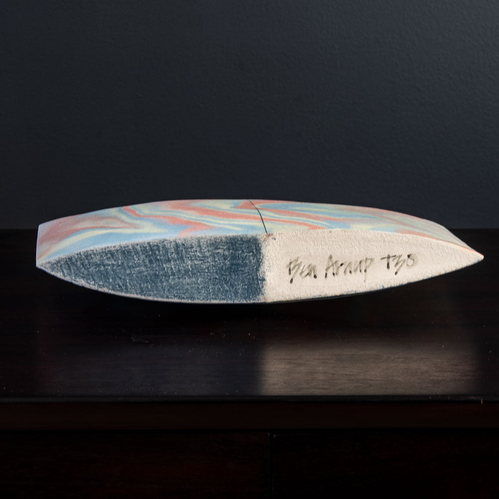 Ben Arnup, UK, unique stoneware optical illusion sculpture H1197