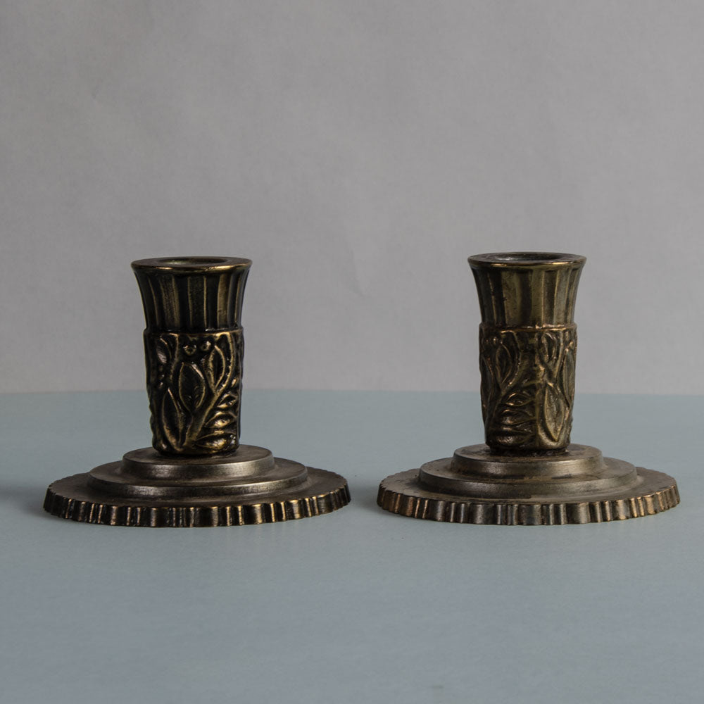 Pair of Swedish candleholders J1094