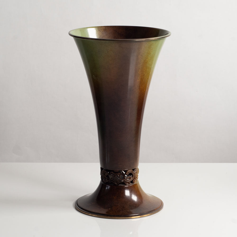 Two bronze vases by Ystad Brons, Sweden