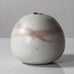 Horst Kerstan, Germany, unique ovoid vase with matte white and pink glaze K2817