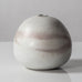 Horst Kerstan, Germany, unique ovoid vase with matte white and pink glaze K2817