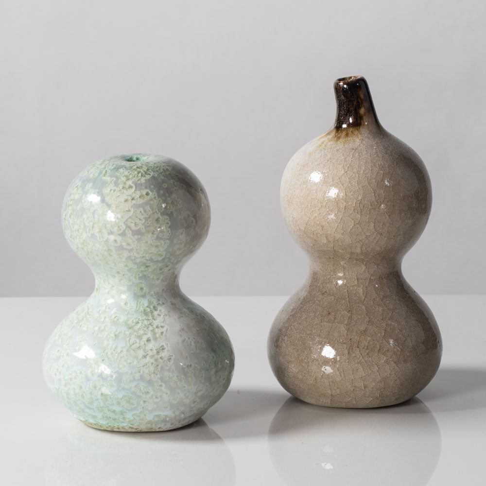 Two double-gourd vases by Horst Kerstan, Germany