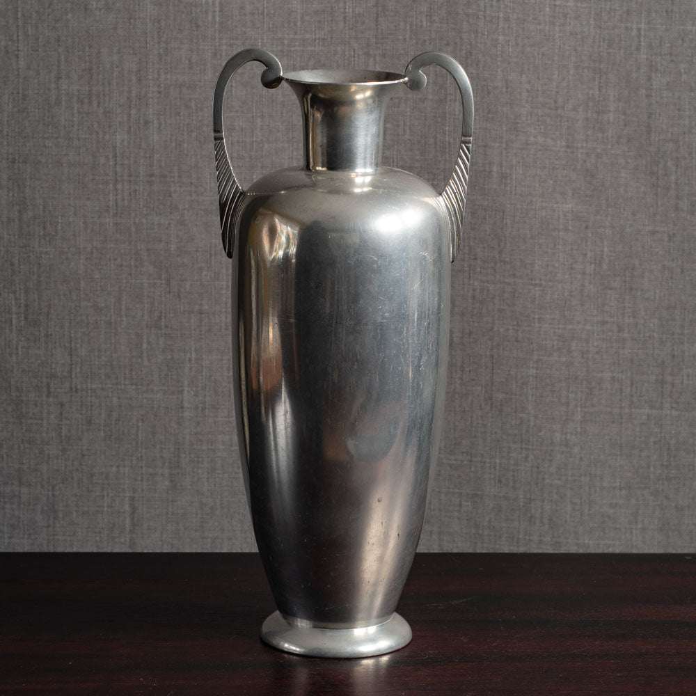 L & L (Loij & Lindbladh), Sweden, large handled pewter urn L3685