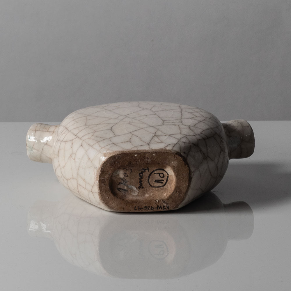 Atelier Primavera, earthenware multi-opening vase with crackle glaze K2752