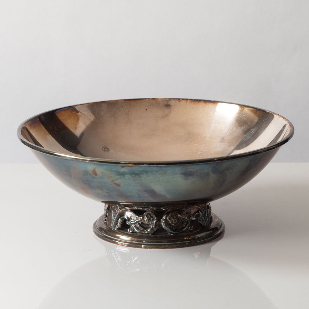Ystad "Nickel Silver", Sweden, "Kunga-skalen" bowl in silver plate J1035