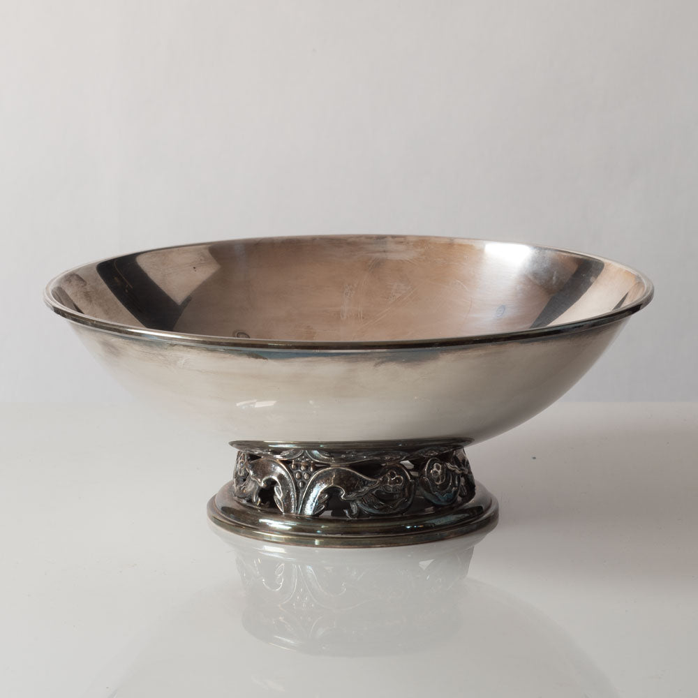 Ystad "Nickel Silver", Sweden, "Kunga-skalen" bowl in silver plate J1035
