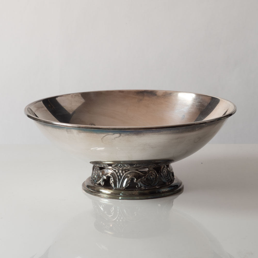 Ystad "Nickel Silver", Sweden, "Kunga-skalen" bowl in silver plate J1035