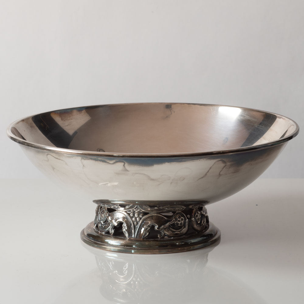 Ystad "Nickel Silver", Sweden, "Kunga-skalen" bowl in silver plate J1035