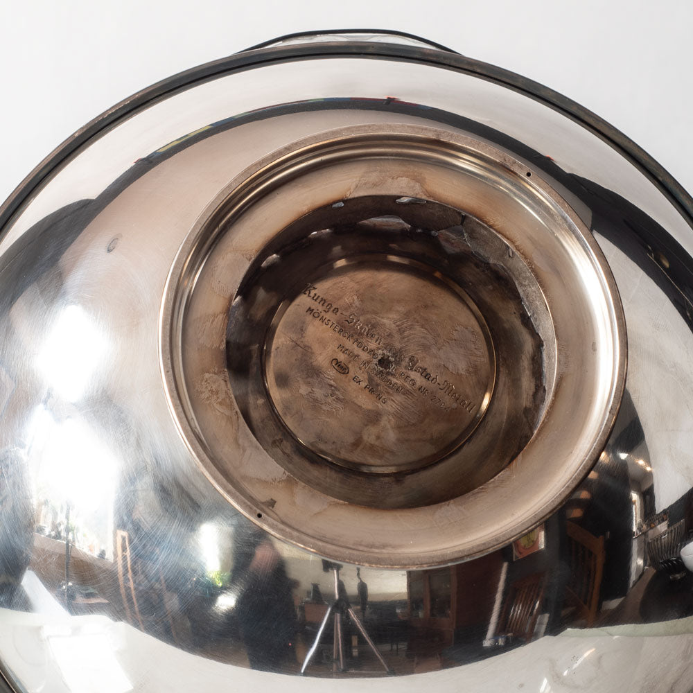 Ystad "Nickel Silver", Sweden, "Kunga-skalen" bowl in silver plate J1035