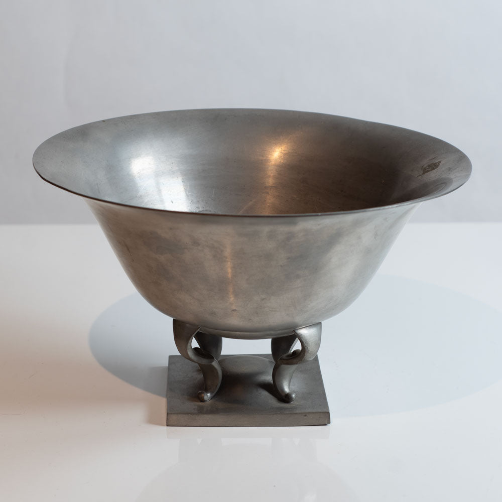 Just Andersen, Denmark, raised pewter bowl L3687