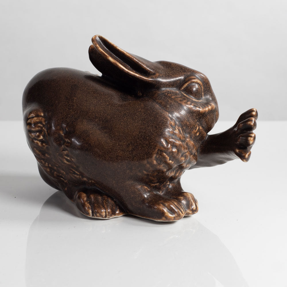 Hugo Liisberg for Saxbo, stoneware figure of a hare M4098