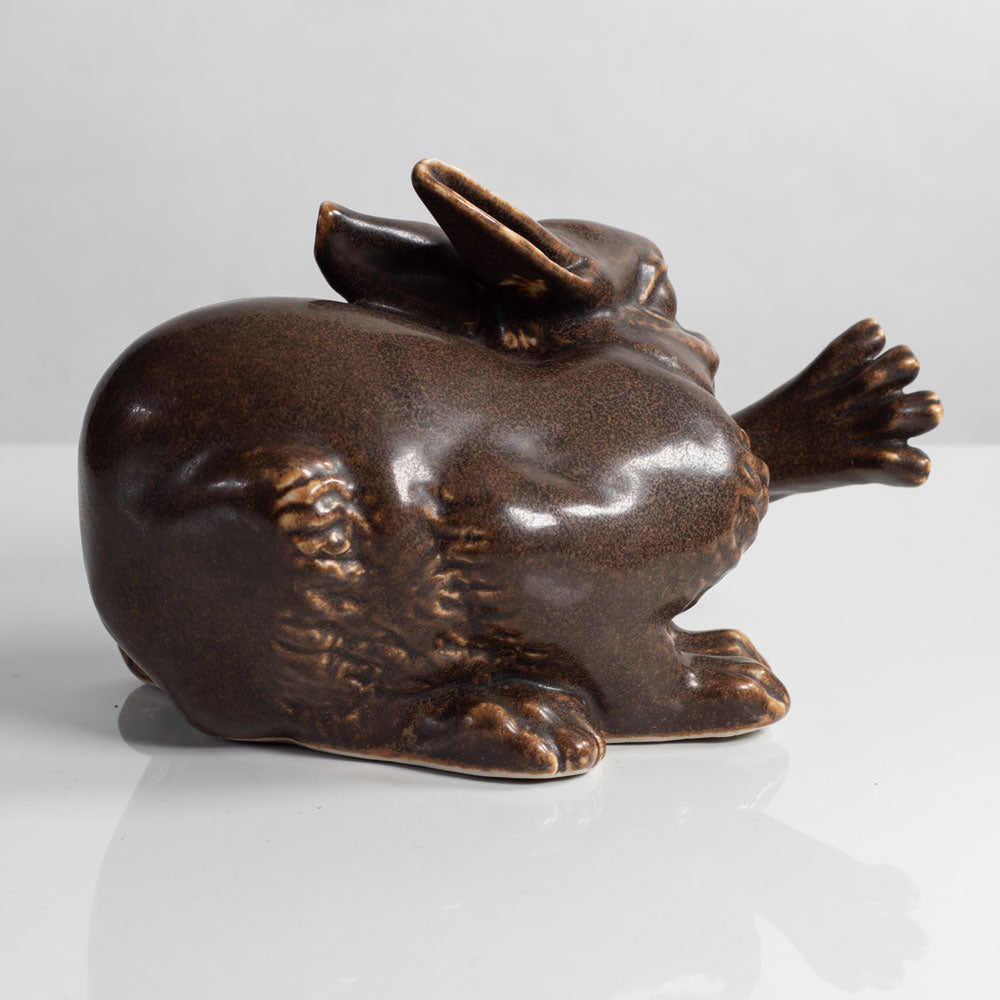 Hugo Liisberg for Saxbo, stoneware figure of a hare M4098