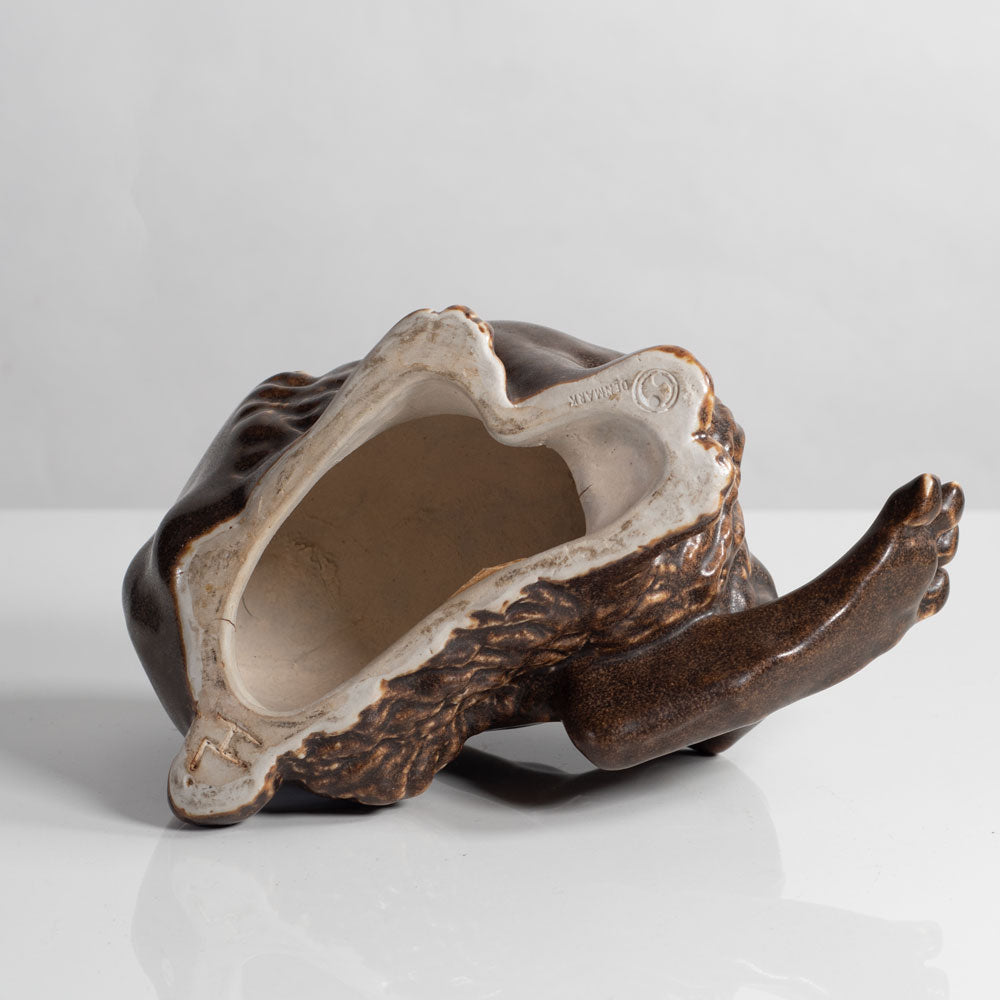 Hugo Liisberg for Saxbo, stoneware figure of a hare M4098