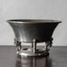 CG Hallberg, Sweden, tin footed bowl J1056