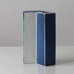 Karl Scheid, Germany, geometric vase with blue, pink and white glaze K2316