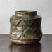 Lis Ehrenreich, own studio, Denmark, unique stoneware vase with volcanic glaze J1103