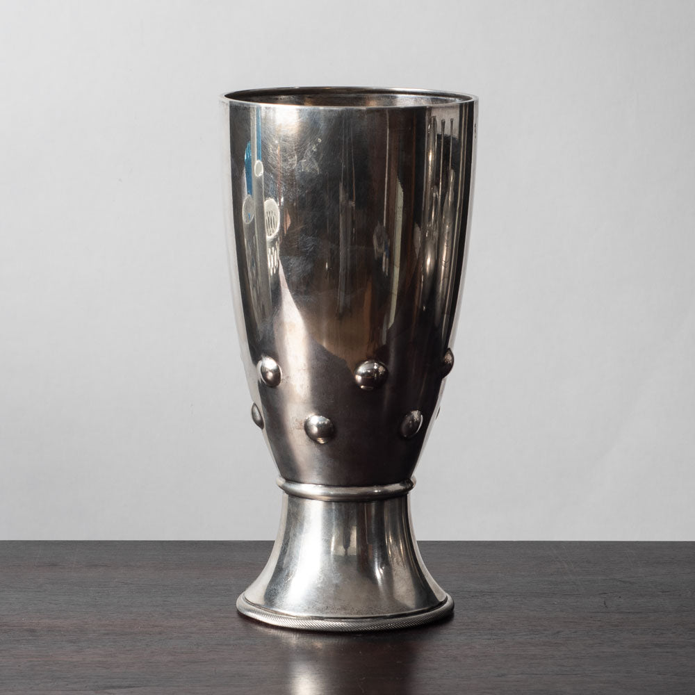 CG Hallberg, Sweden, sterling silver vase K2909