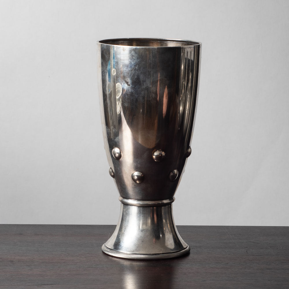 CG Hallberg, Sweden, sterling silver vase K2909