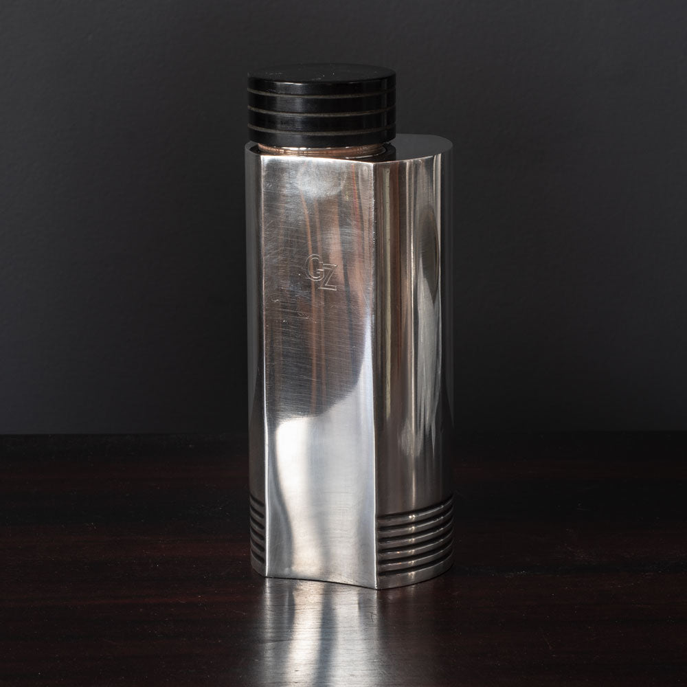 Folke Arström for GAB, Sweden, silver plate cocktail shaker