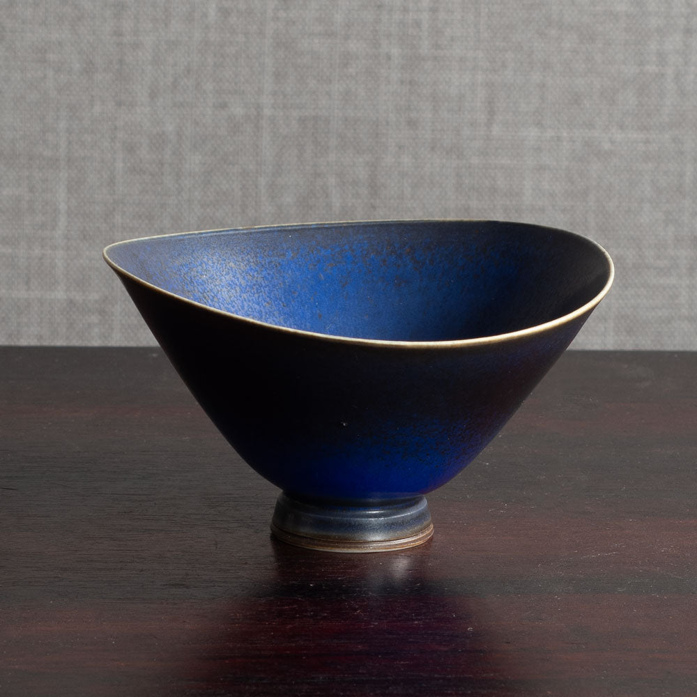 Two blue bowls by Berndt Friberg for Gustavsberg, Sweden