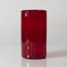 Kaj Franck for Nuutäjarvi-Nottsjö, Finland, cylindrical vase in red glass L3070