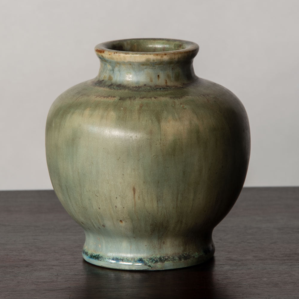 Patrick Nordstrom for Royal Copenhagen, stoneware vase with gray-green glaze J1015