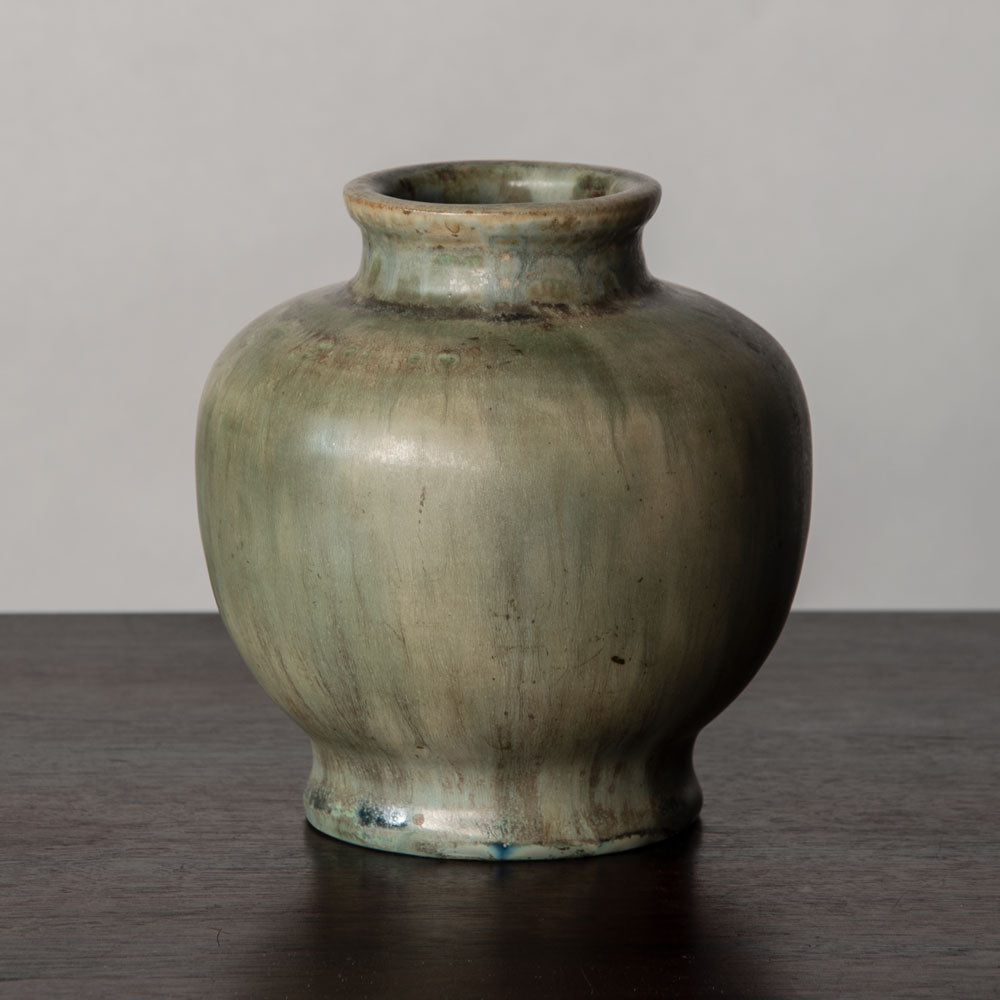 Patrick Nordstrom for Royal Copenhagen, stoneware vase with gray-green glaze J1015