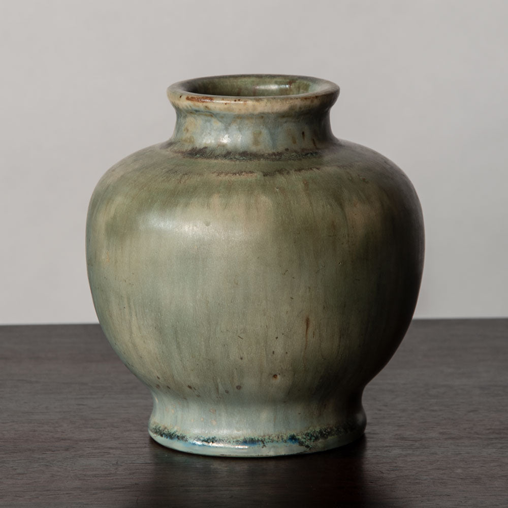 Patrick Nordstrom for Royal Copenhagen, stoneware vase with gray-green glaze J1015