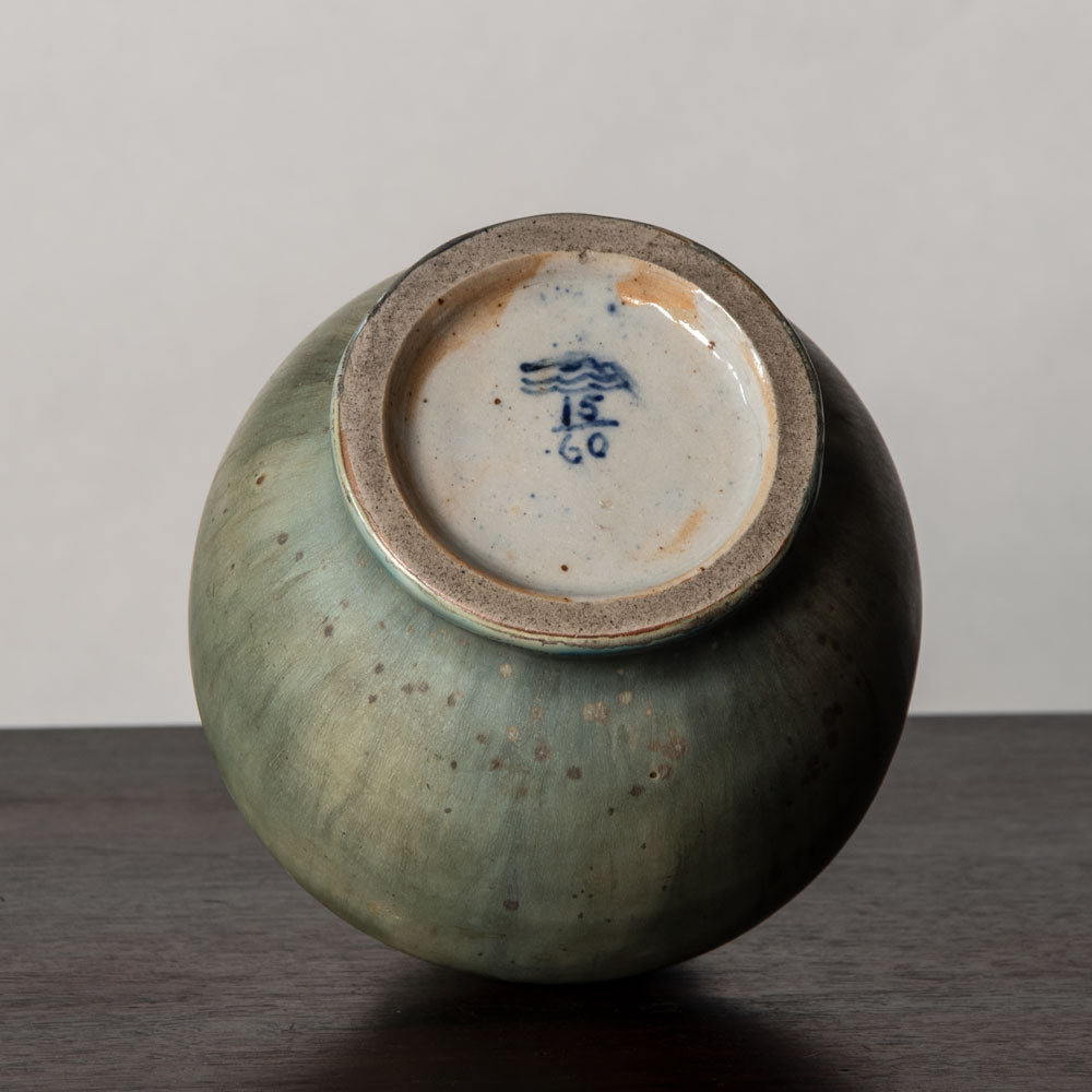 Patrick Nordstrom for Royal Copenhagen, stoneware vase with gray-green glaze J1015