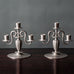 Edvin Ollers for Schreuder & Olsson, Sweden, pair of pewter candlesticks L3136