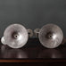 Edvin Ollers for Schreuder & Olsson, Sweden, pair of pewter candlesticks L3136