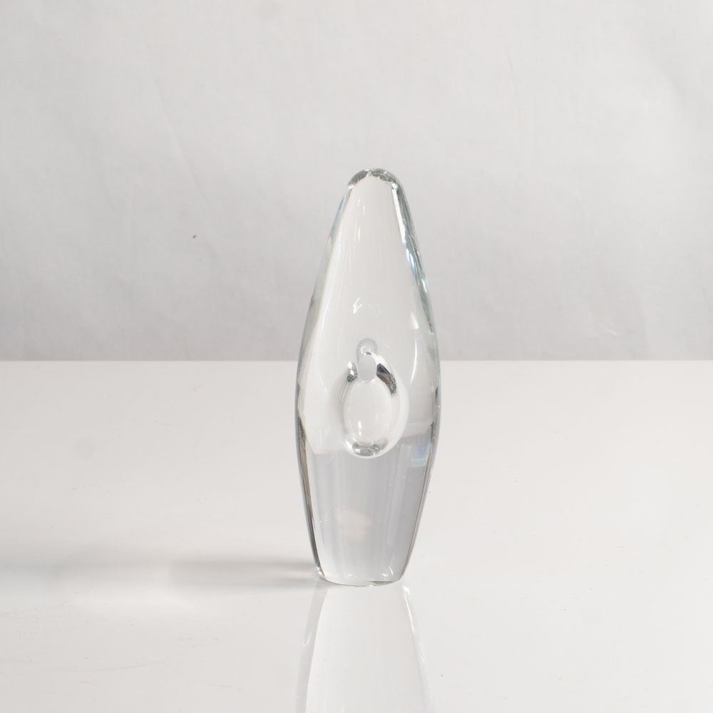 Timo Sarpaneva for Iittala, Finland, glass "Orchidea" vase M4204