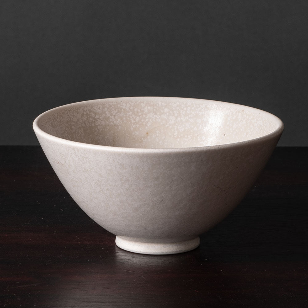Gunnar Nylund for Rörstrand, Sweden, stoneware bowl with matte white glaze K2917