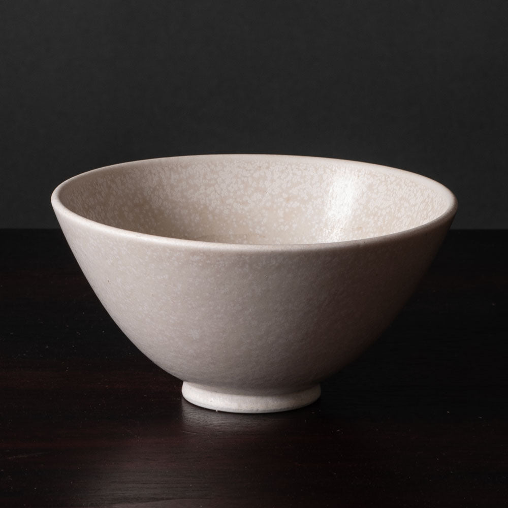 Gunnar Nylund for Rörstrand, Sweden, stoneware bowl with matte white glaze K2917