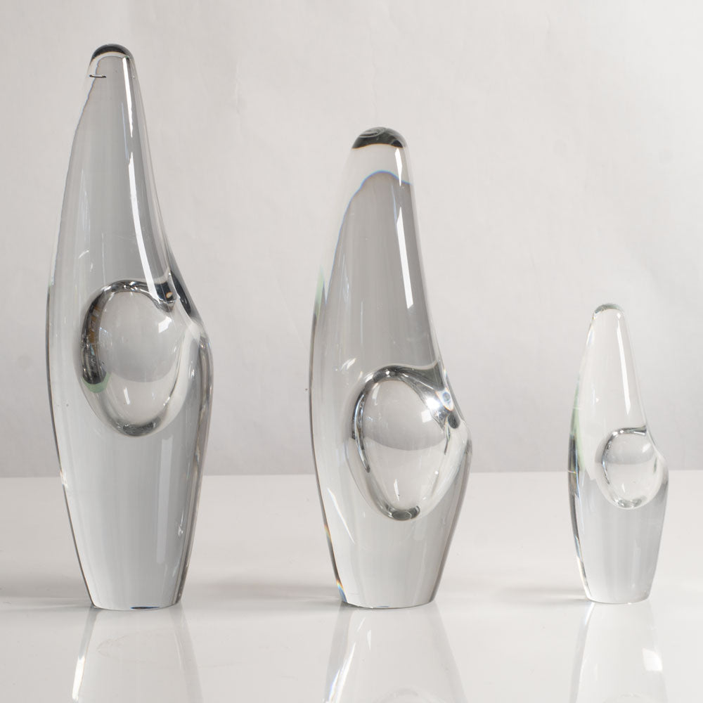 Three "Orchidea" vases by Timo Sarpaneva for Iittala