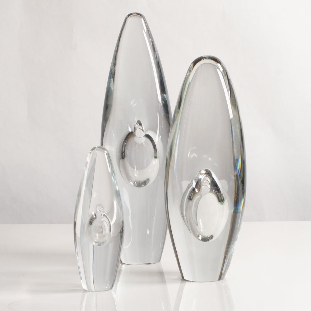 Three "Orchidea" vases by Timo Sarpaneva for Iittala