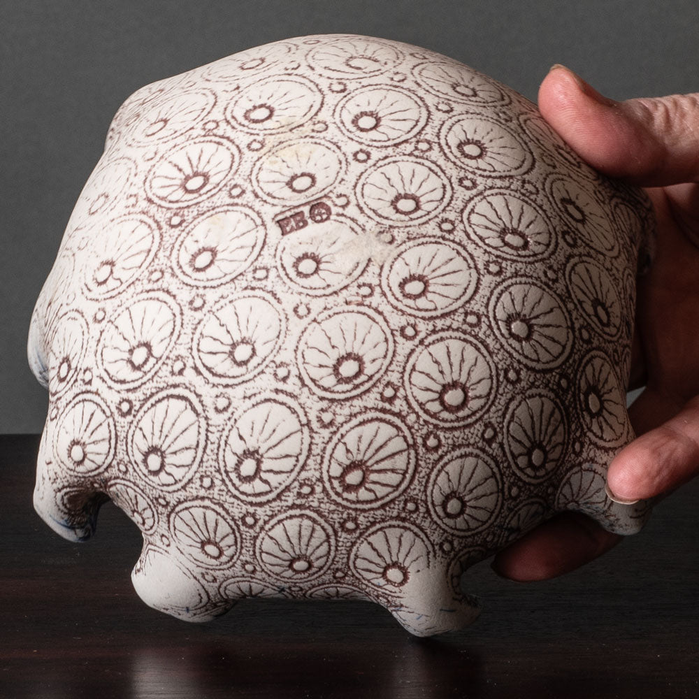 Bengt Berglund for Gustavsberg, Sweden, unique stoneware bowl K2918