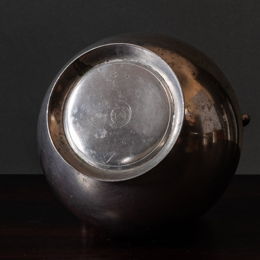 Eskilstuna Metall & Thermosindustri (EMTI), Sweden, pewter vase with two handles J1433