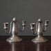 Danskt Kunst, Denmark, pair of art nouveau pewter candelabras K2784