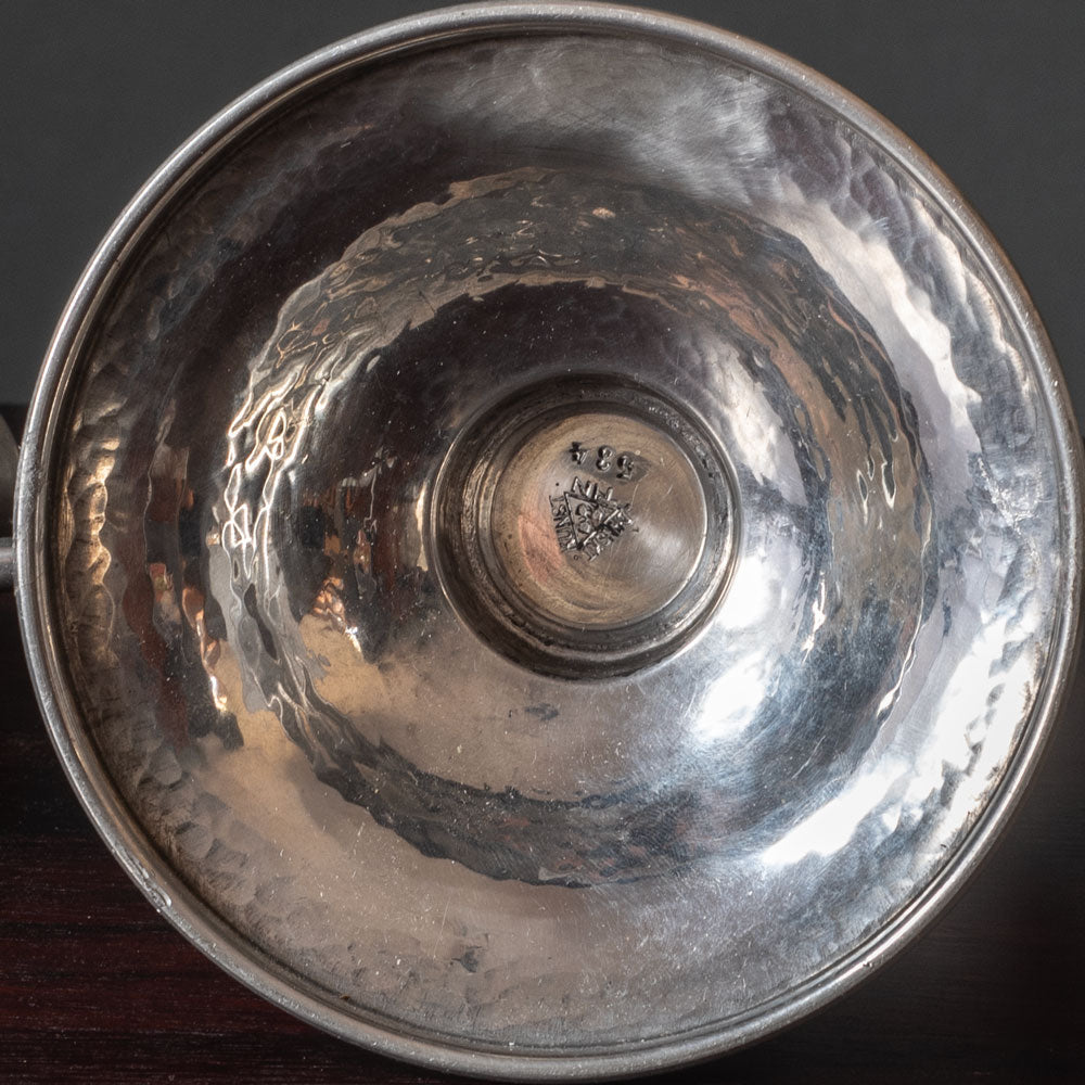 Danskt Kunst, Denmark, pair of art nouveau pewter candelabras K2784