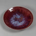 Gerry Williams, US, Unique stoneware bowl with oxblood glaze N7865
