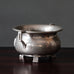 Emil O. Möller, Sweden, art deco pewter bowl with two handles L3129