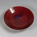 Gerry Williams, US, Unique stoneware bowl with oxblood glaze N7550