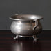Emil O. Möller, Sweden, art deco pewter bowl with two handles L3129
