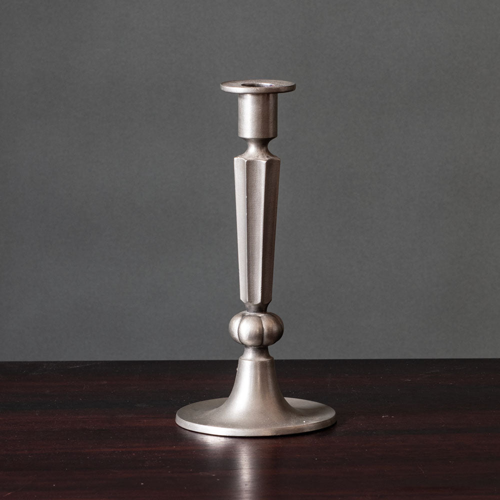 Edvin Ollers for Schreuder & Olsson, Sweden, pewter candlestick K2542