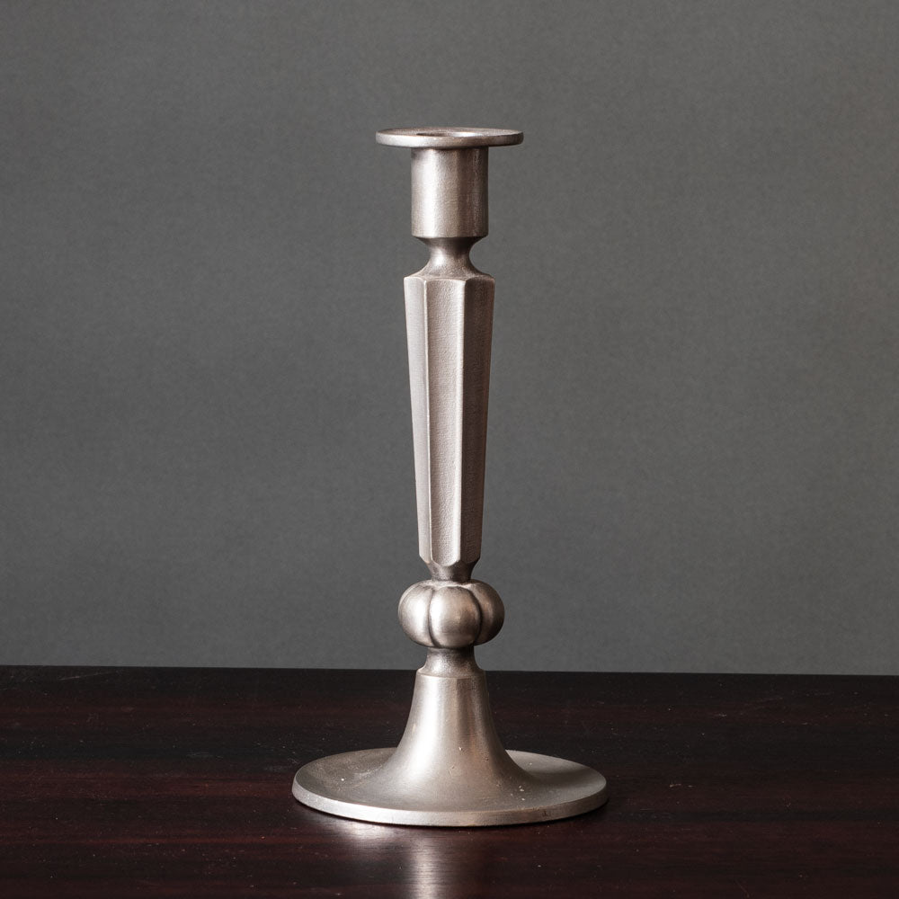 Edvin Ollers for Schreuder & Olsson, Sweden, pewter candlestick K2542