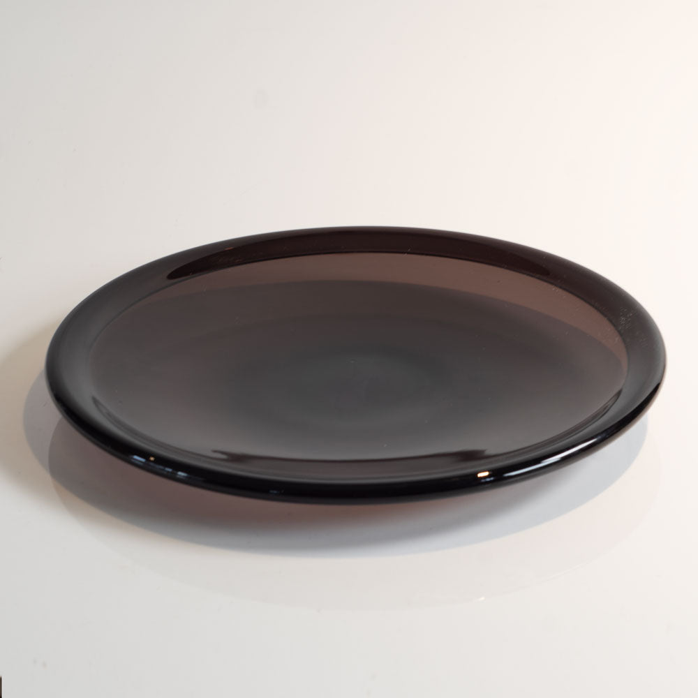 Timo Sarpaneva for Iittala, purple glass dish N4024D