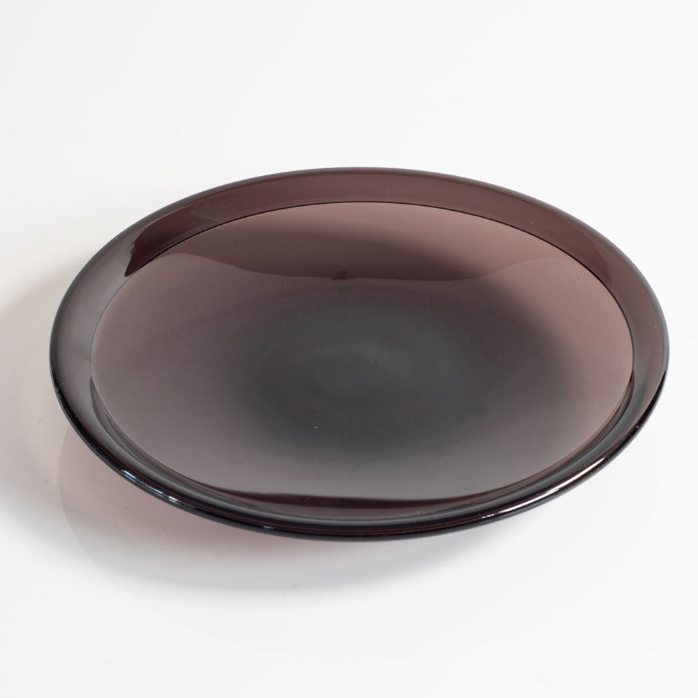 Timo Sarpaneva for Iittala, purple glass dish N4024D