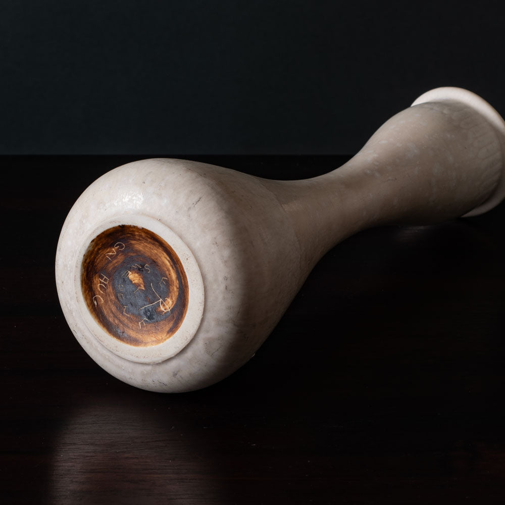 Gunnar Nylund for Rörstrand stoneware vase with white glaze K2786